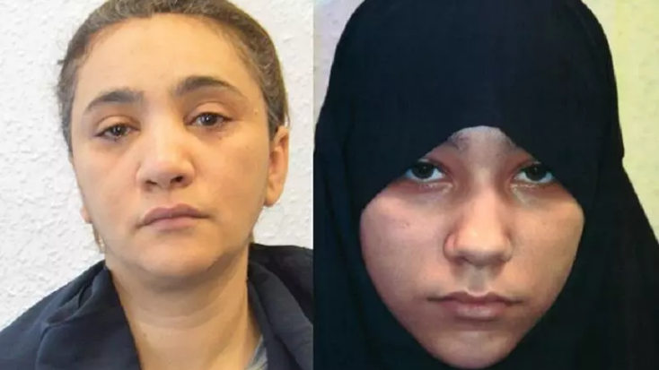 Mina Dich (L) and her 18-year-old daughter Safaa Boular are due to be sentenced for plotting to commit terror attacks in London.