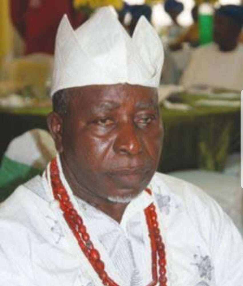 Oba Asa of Yorubaland, Chief Jimoh Aliu, MFR