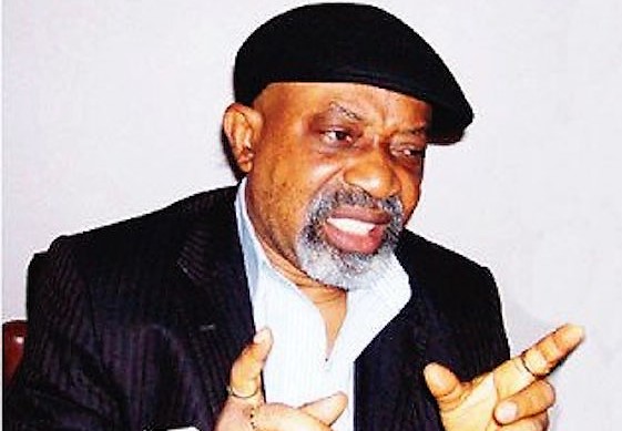Minister of Labour and productivity, Dr Chris Ngige